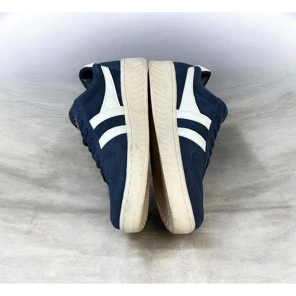 Gola Grandslam Suede Sneakers Navy White Gold Women's US 10 EU 41 Retro Trainers